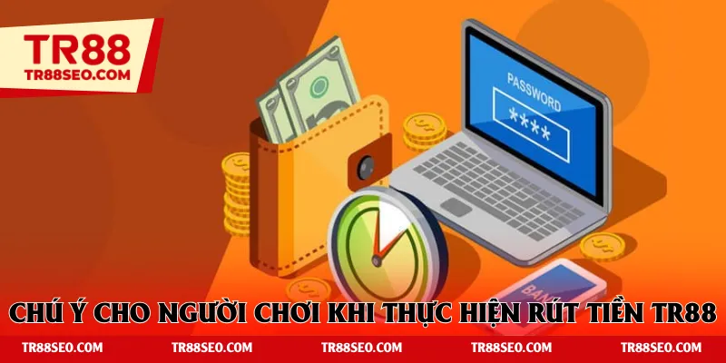 Chú ý cho người chơi khi thực hiện rút tiền TR88