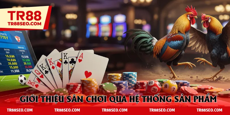 Giới thiệu sân chơi qua hệ thống sản phẩm