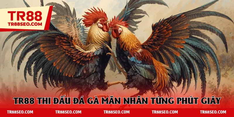 TR88 phát sóng thi đấu đá gà mãn nhãn từng phút giây